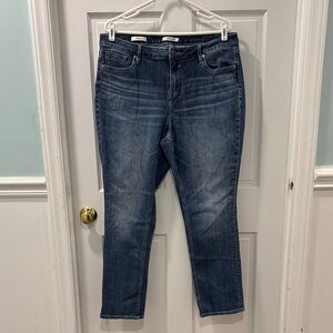 Vigoss Marley Ankle Straight Leg Jeans Medium Wash Size 16 Minimalist Preppy